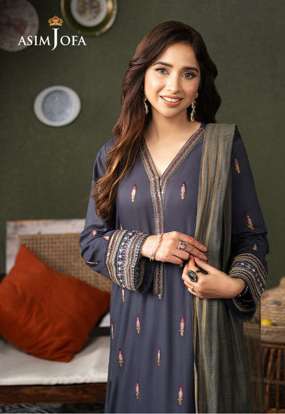AJOD-32 EMBROIDERED CAMBRIC 3 PCS