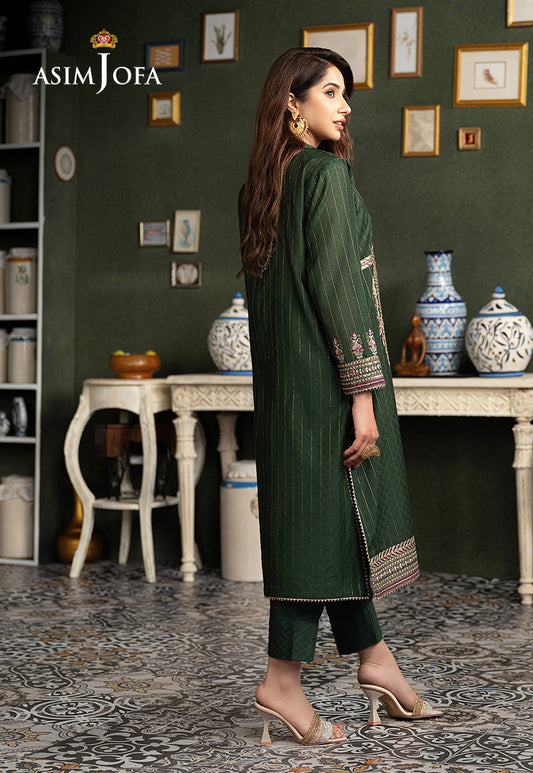 AJOD-17  EMBROIDERED YARN DYED 2 PCS