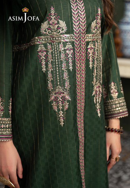 AJOD-17  EMBROIDERED YARN DYED 2 PCS