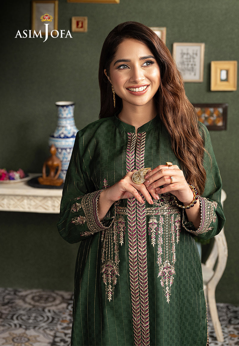AJOD-17  EMBROIDERED YARN DYED 2 PCS