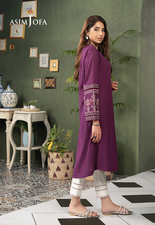 AJOD-12 EMBROIDERED SWISS LAWN 1 PC