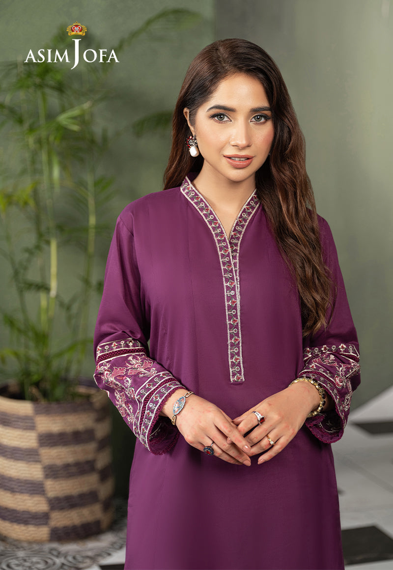 AJOD-12 EMBROIDERED SWISS LAWN 1 PC