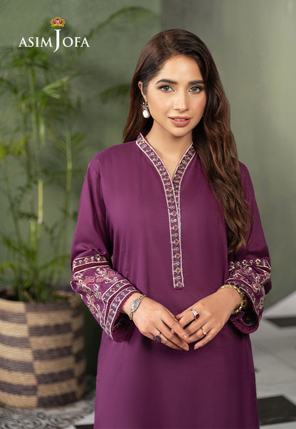 AJOD-12 EMBROIDERED SWISS LAWN 1 PC