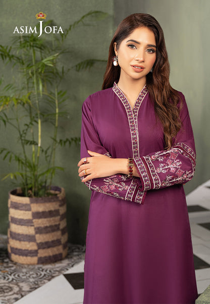 AJOD-12 EMBROIDERED SWISS LAWN 1 PC