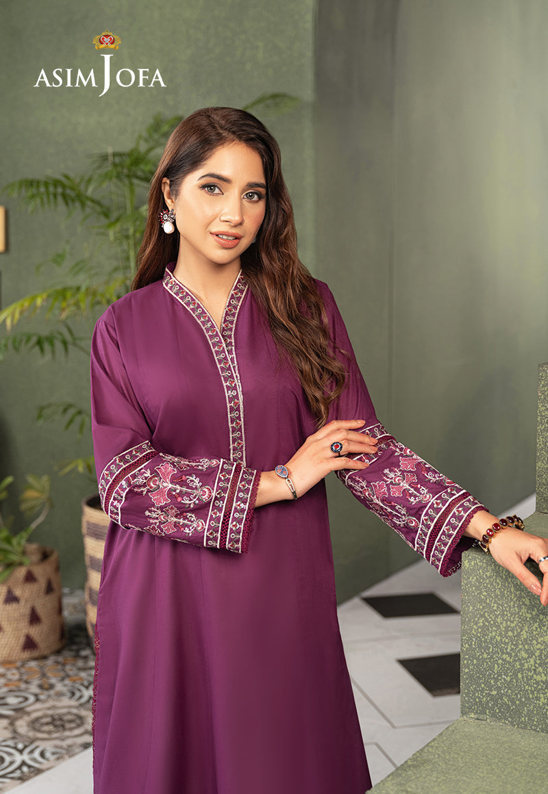 AJOD-12 EMBROIDERED SWISS LAWN 1 PC