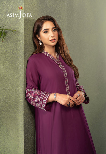 AJOD-12 EMBROIDERED SWISS LAWN 1 PC