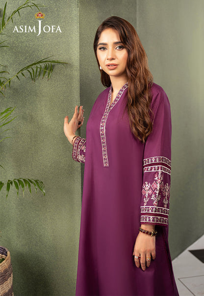 AJOD-12 EMBROIDERED SWISS LAWN 1 PC
