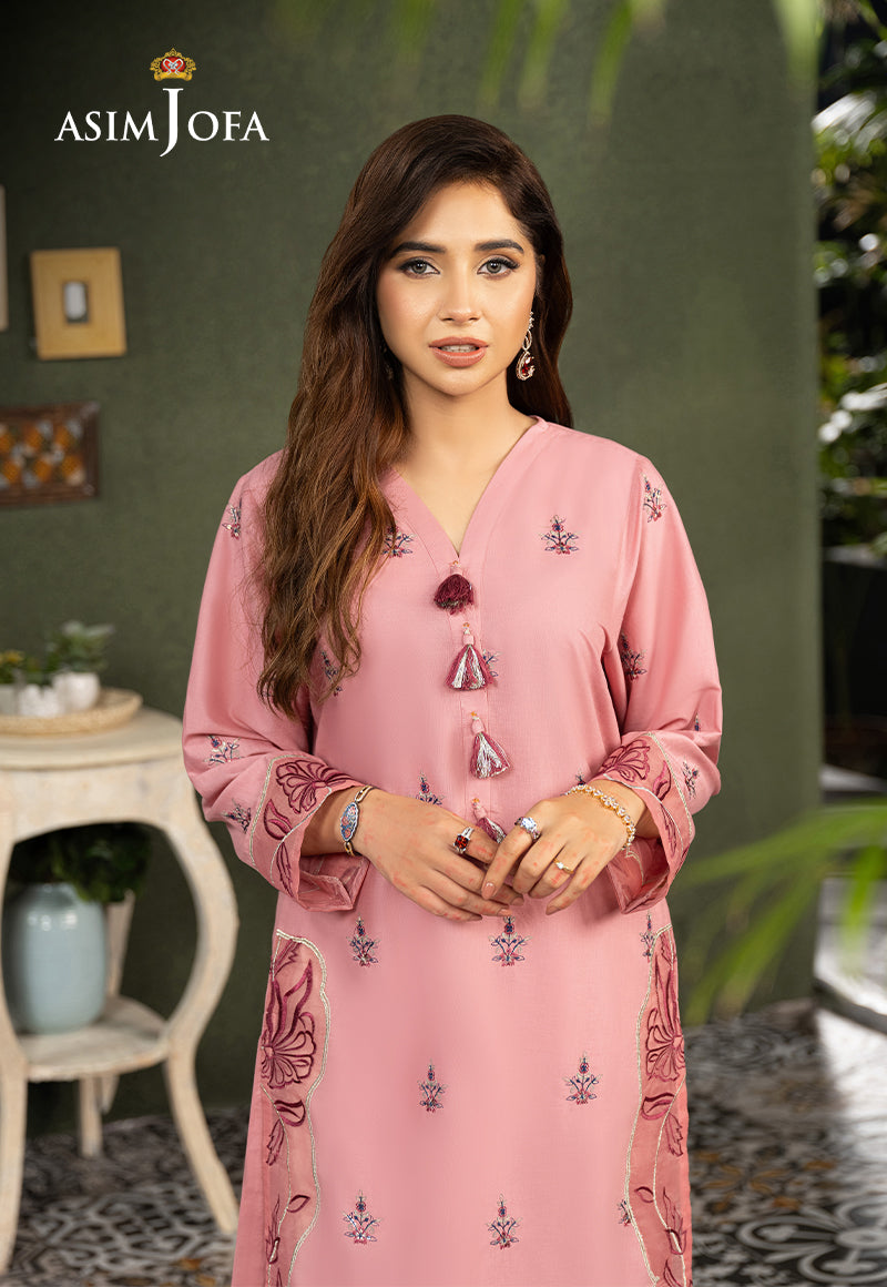 AJOD-08 EMBROIDERED SWISS LAWN 1 PC