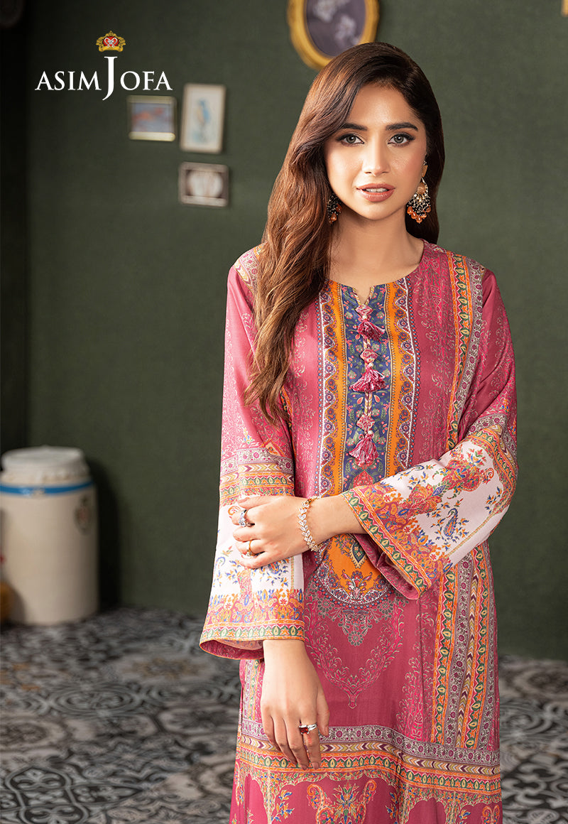 AJOD-06 PRINTED LAWN SILK 1 PC