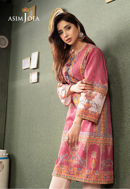 AJOD-06 PRINTED LAWN SILK 1 PC