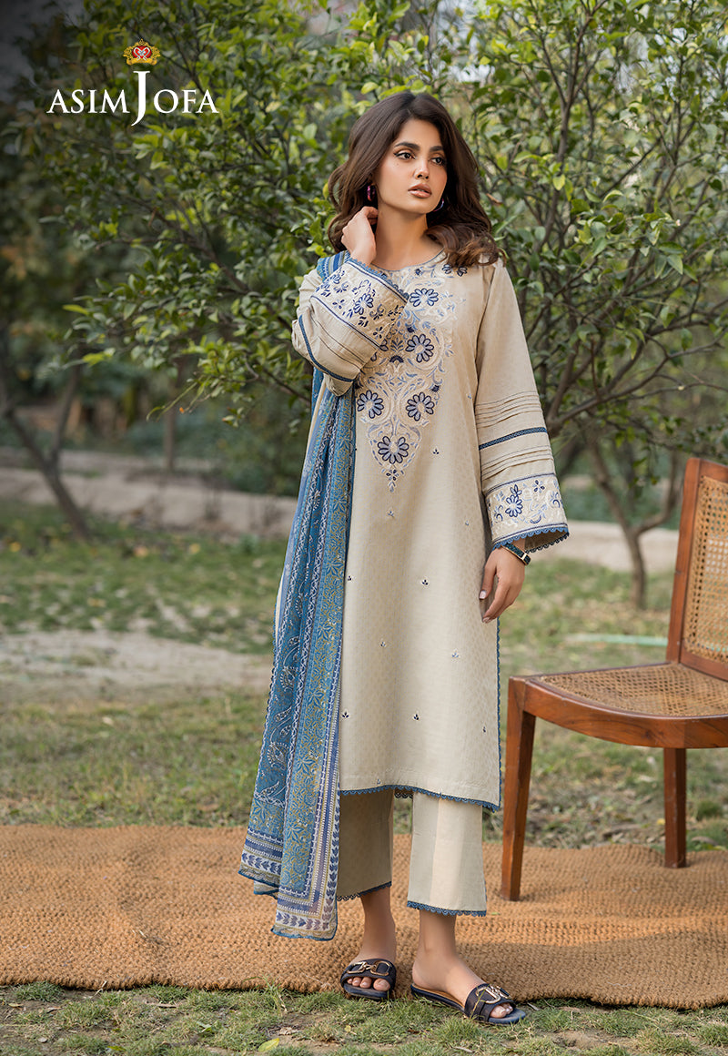 AJPB-109 EMBROIDERED JACQUARD 3 PCS