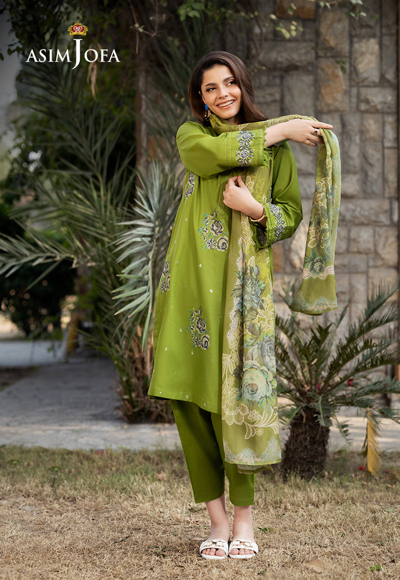 AJPB-84 EMBROIDERED CAMBRIC 3 PCS
