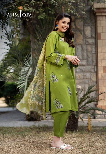 AJPB-84 EMBROIDERED CAMBRIC 3 PCS