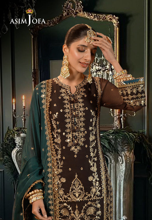 AJCDP-29 EMBROIDERED STITCHED 3 PCS
