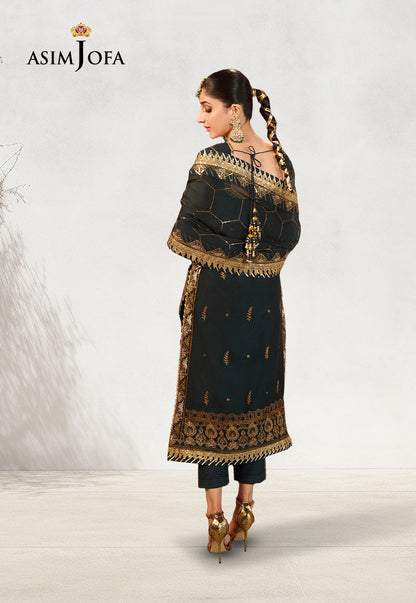 AJCDP-18 EMBROIDERED STITCHED 3 PCS