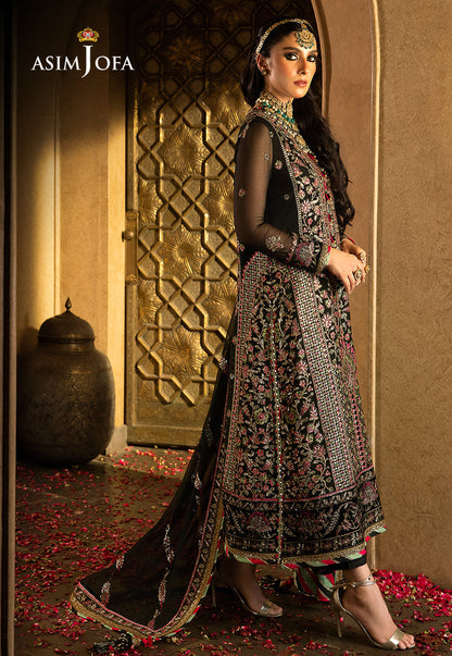 AJVFP-01 EMBROIDERED CHIFFON STITCHED 3 PCS