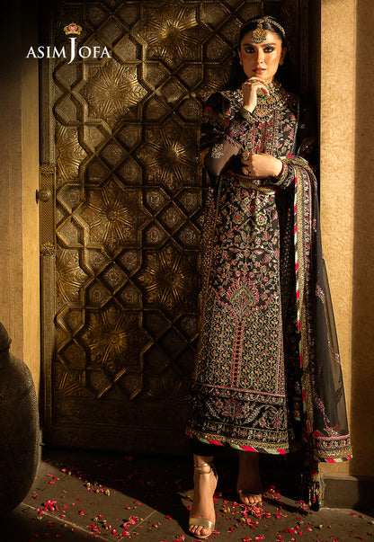 AJVFP-01 EMBROIDERED CHIFFON STITCHED 3 PCS