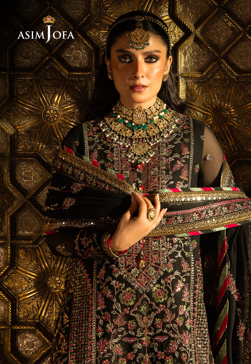 AJVFP-01 EMBROIDERED CHIFFON STITCHED 3 PCS
