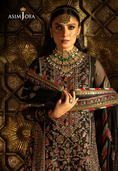 AJVFP-01 EMBROIDERED CHIFFON STITCHED 3 PCS