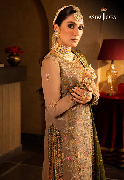 AJVF-05 EMBROIDERED CHIFFON 3 PCS