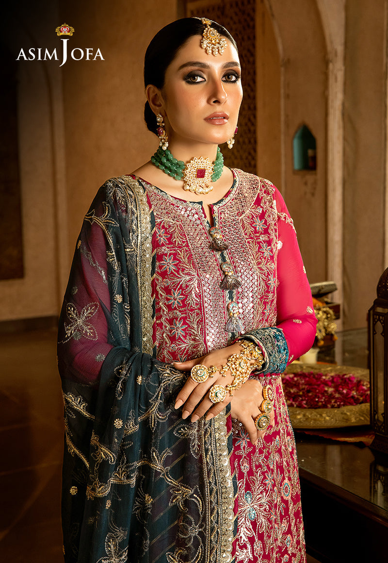AJVF-06 EMBROIDERED CHIFFON 3 PCS