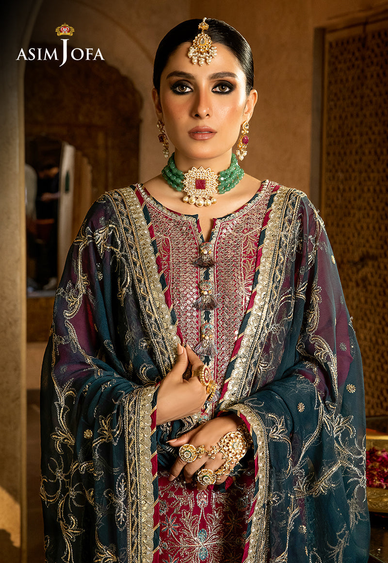 AJVF-06 EMBROIDERED CHIFFON 3 PCS