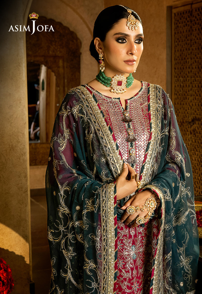 AJVF-06 EMBROIDERED CHIFFON 3 PCS