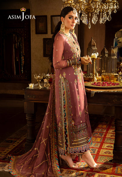 AJVF-02 EMBROIDERED CHIFFON 3 PCS
