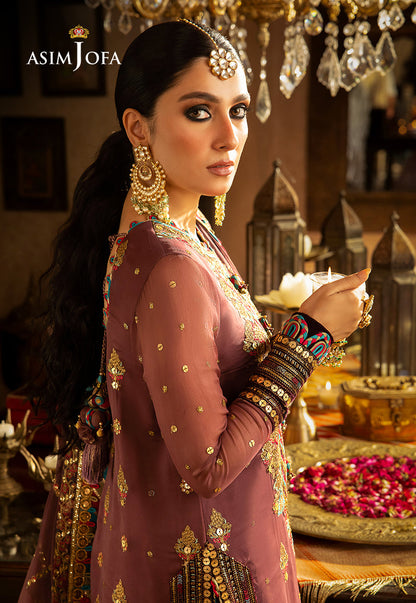 AJVF-02 EMBROIDERED CHIFFON 3 PCS