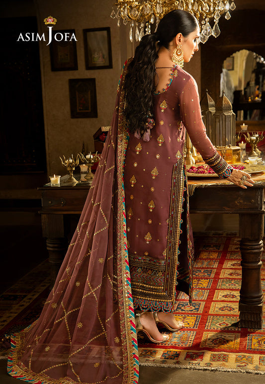 AJVF-02 EMBROIDERED CHIFFON 3 PCS