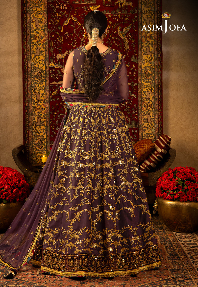 AJVFP-03 EMBROIDERED NET STITCHED 3 PCS