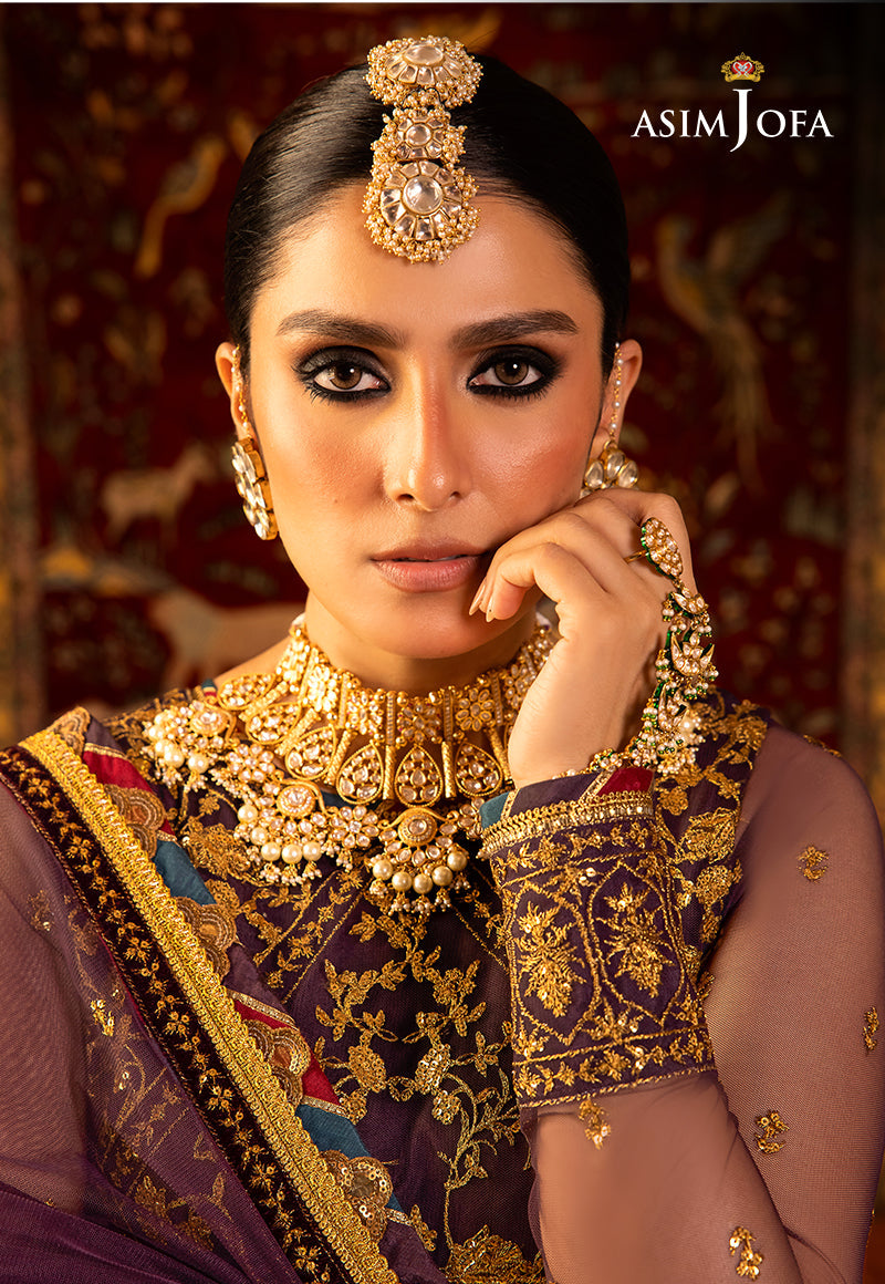 AJVFP-03 EMBROIDERED NET STITCHED 3 PCS