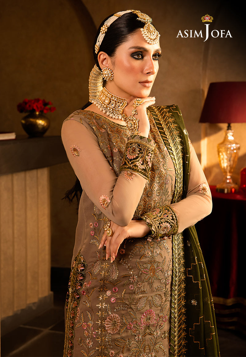 AJVF-05 EMBROIDERED CHIFFON 3 PCS