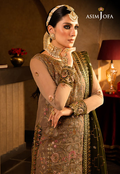 AJVF-05 EMBROIDERED CHIFFON 3 PCS