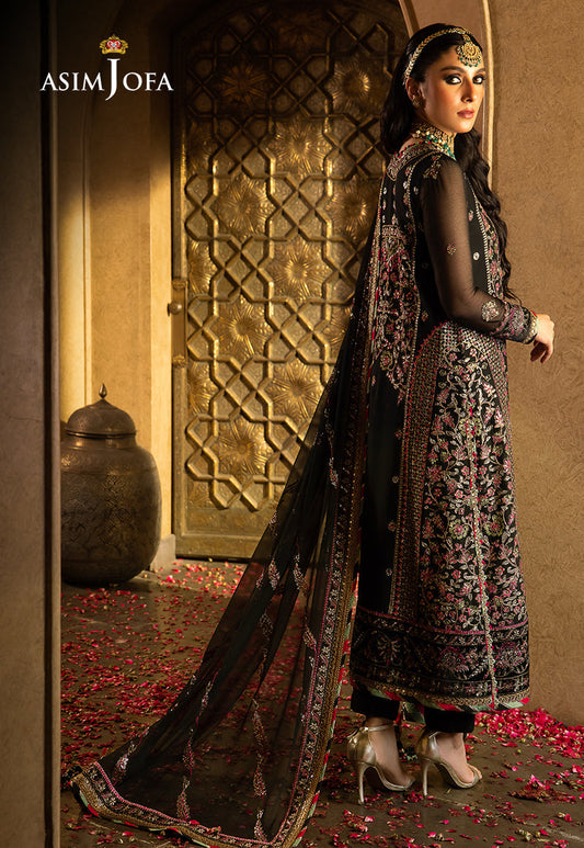AJVFP-01 EMBROIDERED CHIFFON STITCHED 3 PCS