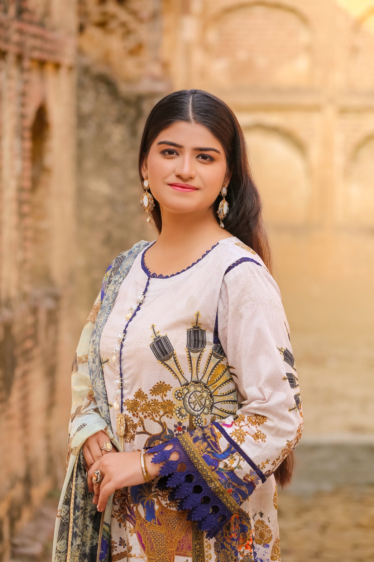 LWSU-25P308 3-Pcs Printed Lawn - lamorado
