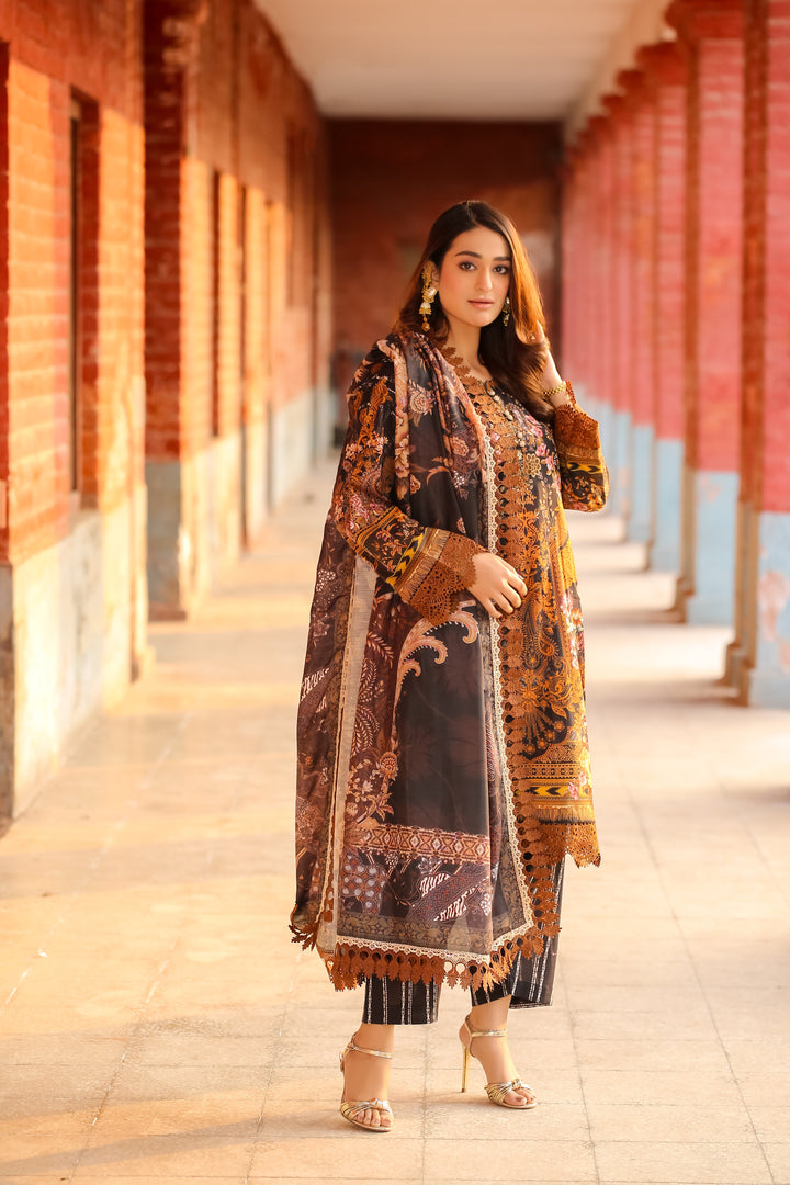 LWSU-25P310 3-Pcs Printed Lawn - lamorado