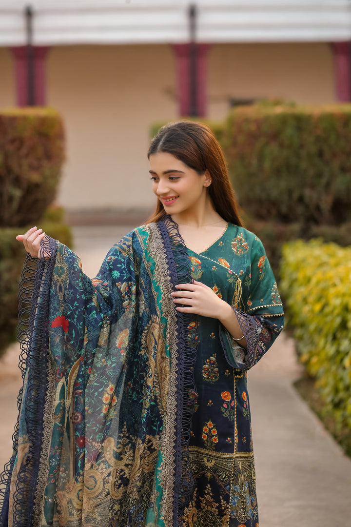 LWSU-25P309 3-Pcs Printed Lawn - lamorado