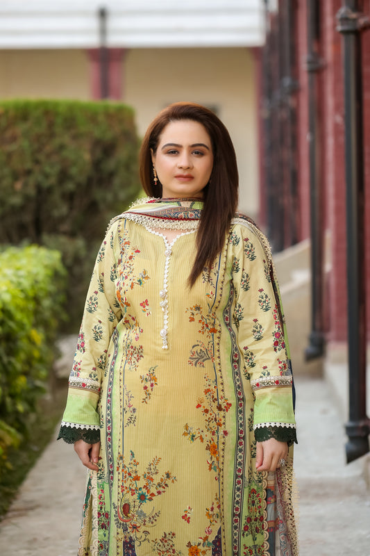 LWSU-25P311 3-Pcs Printed Lawn - lamorado
