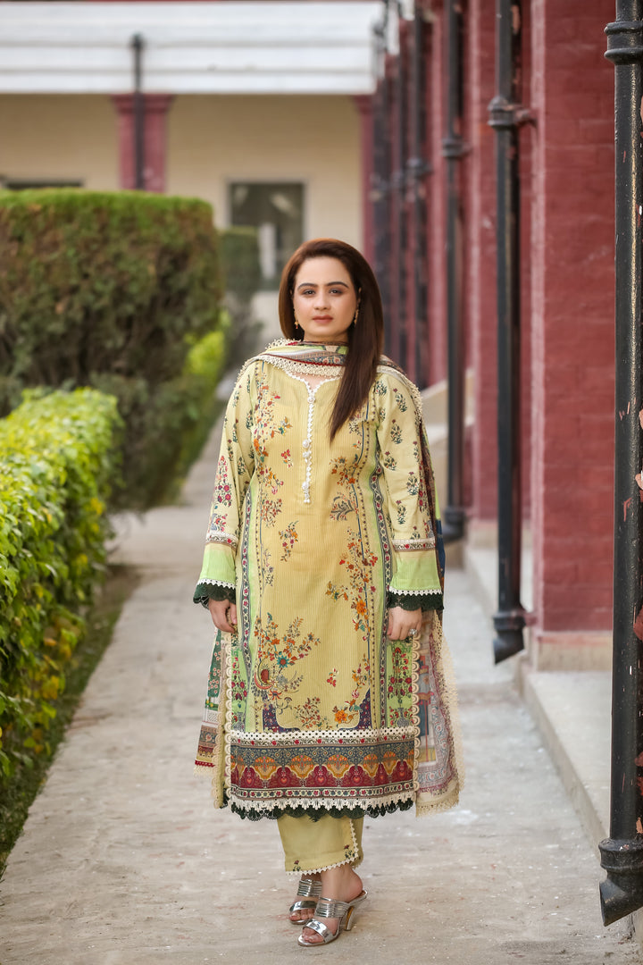 LWSU-25P311 3-Pcs Printed Lawn - lamorado