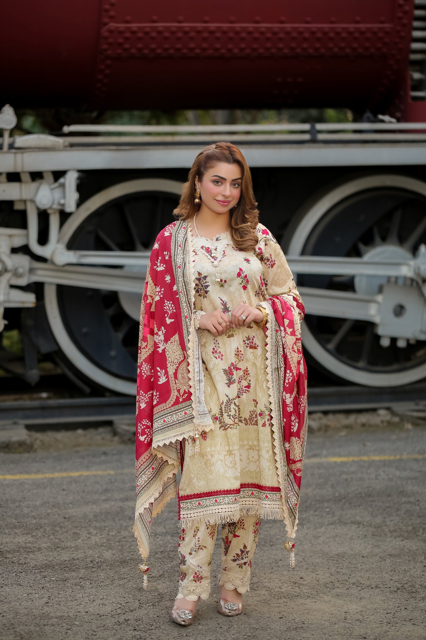 LWSU-25P312 3-Pcs Printed Lawn - lamorado