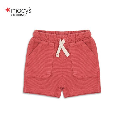 Light Red Branded Baby Boys Short