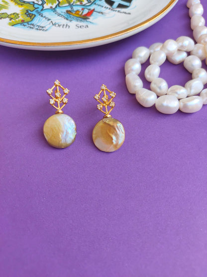 Gold Leaf Earrings