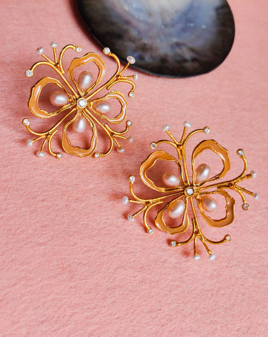 Hawaiian Hibiscus Earrings