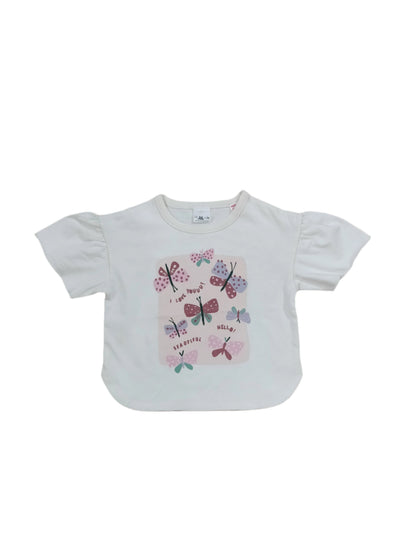 Butterfly Printed Top for Girls