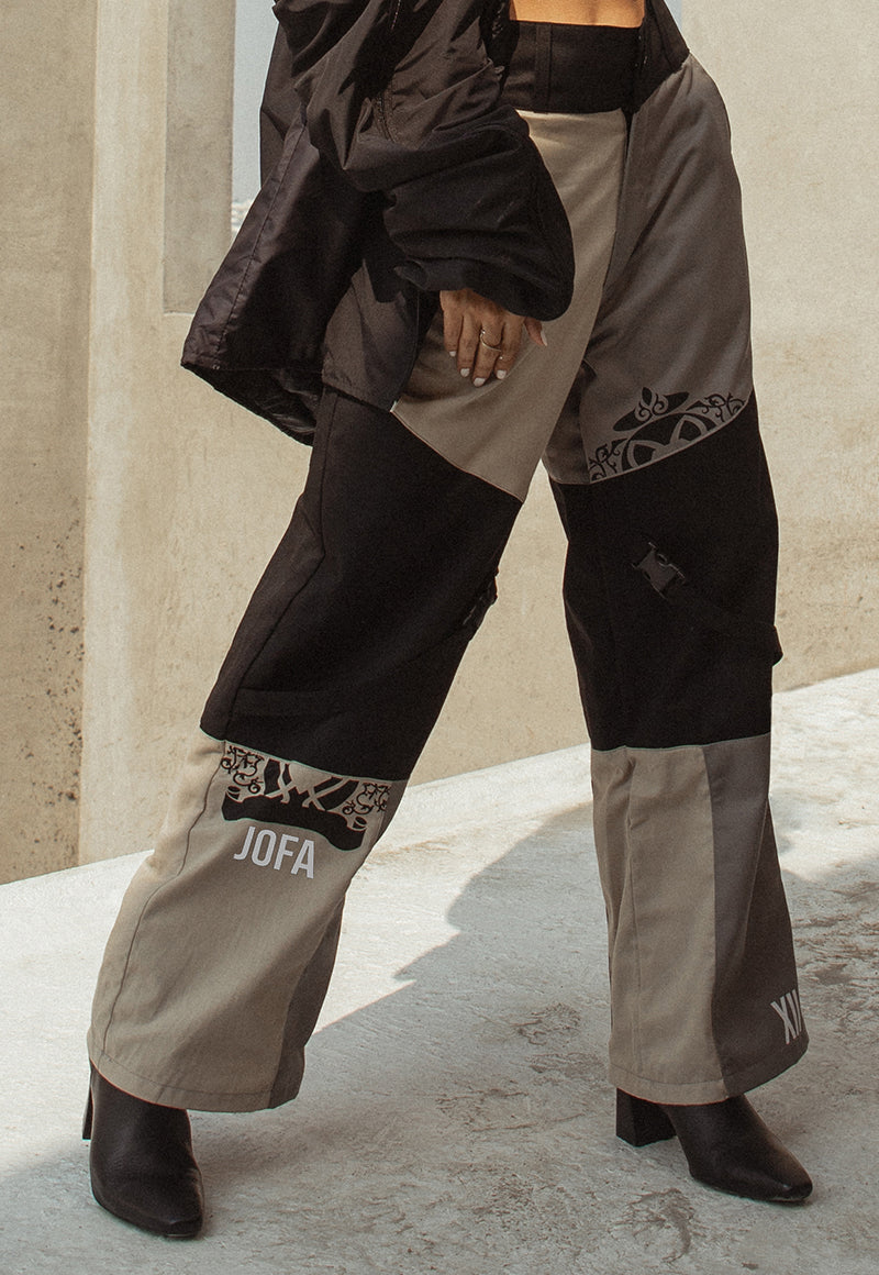 AJWPB-03 UNISEX THREE TONED TWILL PANTS 1 PC