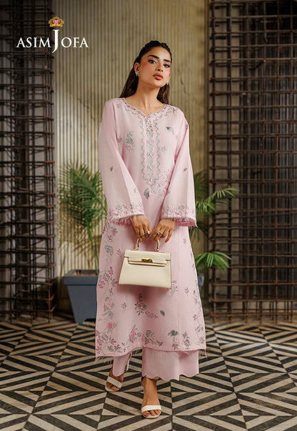 AJPB-302 Embroidered Cotton Dobby Stitched 2pcs