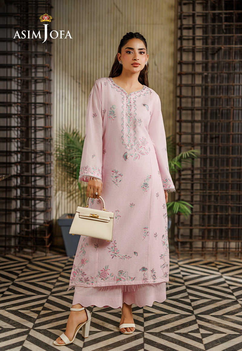 AJPB-302 Embroidered Cotton Dobby Stitched 2pcs