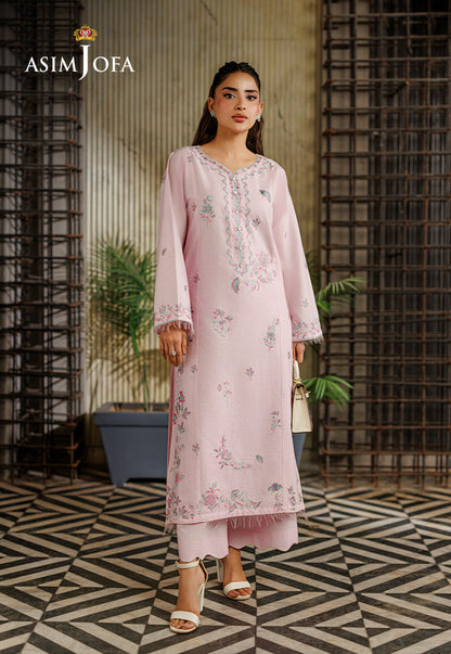 AJPB-302 Embroidered Cotton Dobby Stitched 2pcs