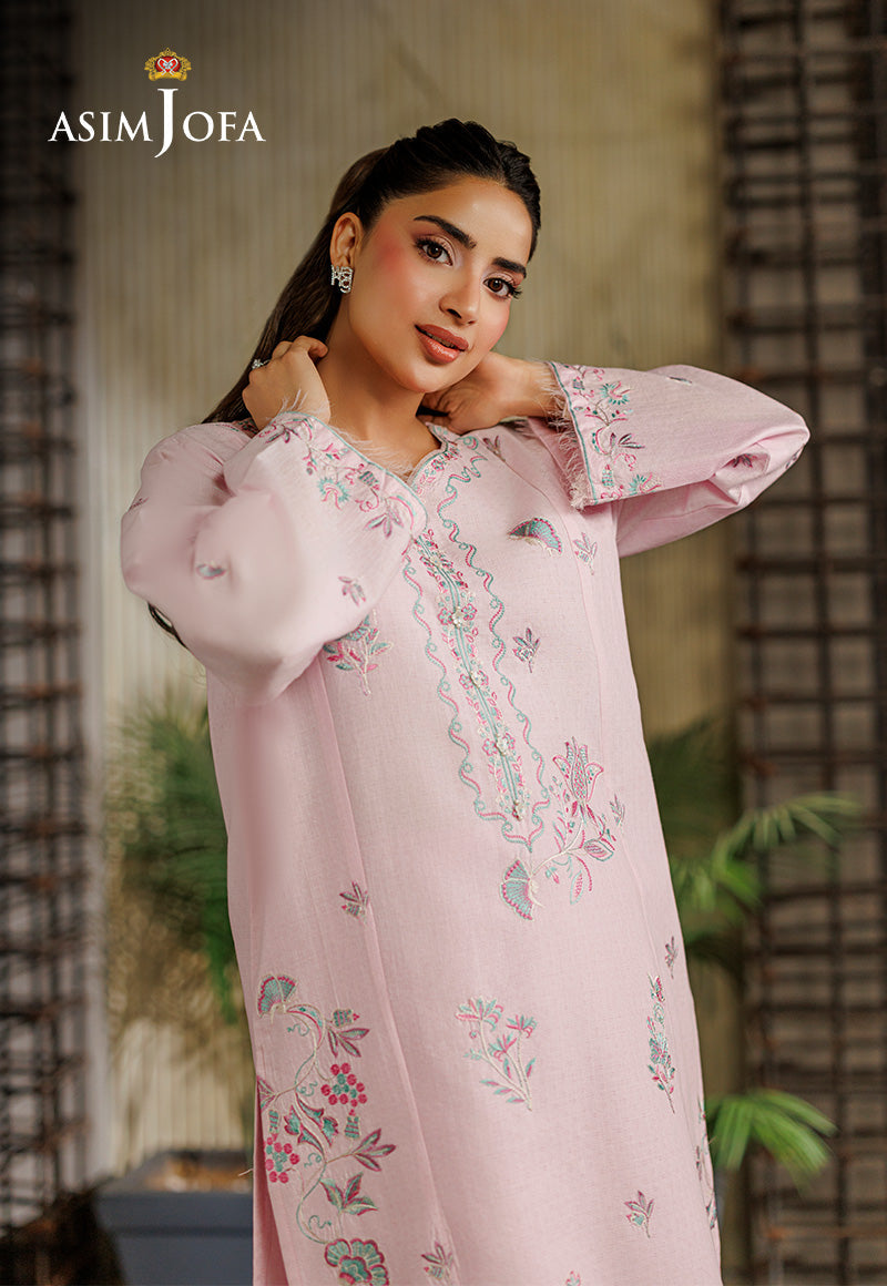 AJPB-302 Embroidered Cotton Dobby Stitched 2pcs